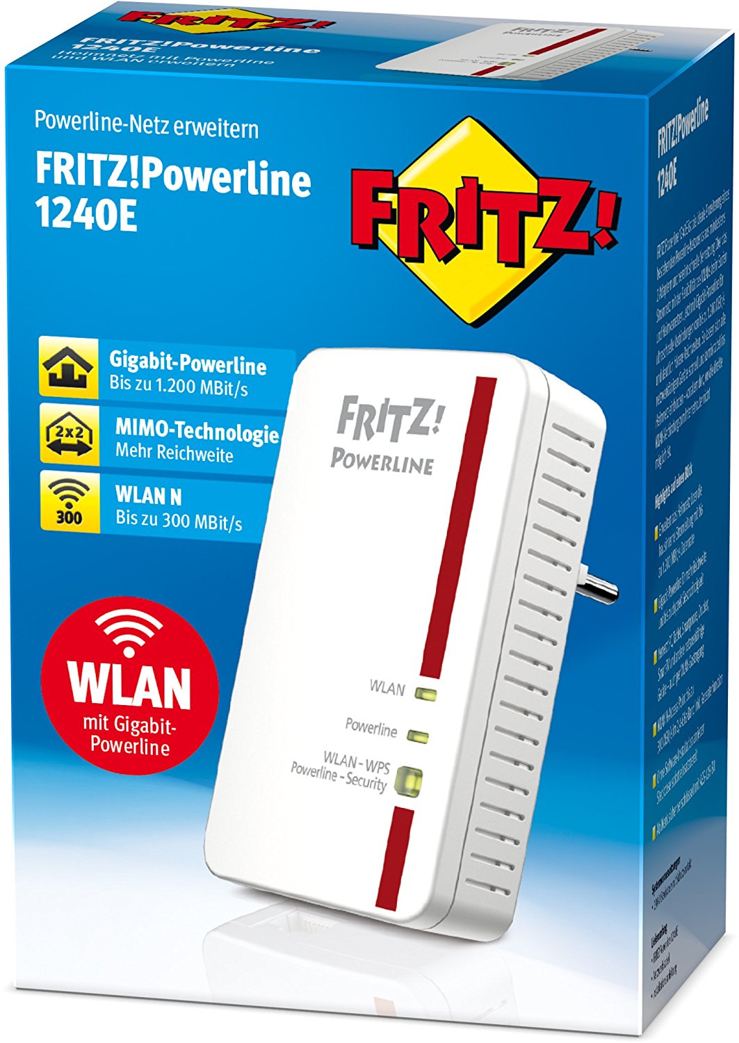 AVM FRITZ!Powerline 1240E WLAN Adapter