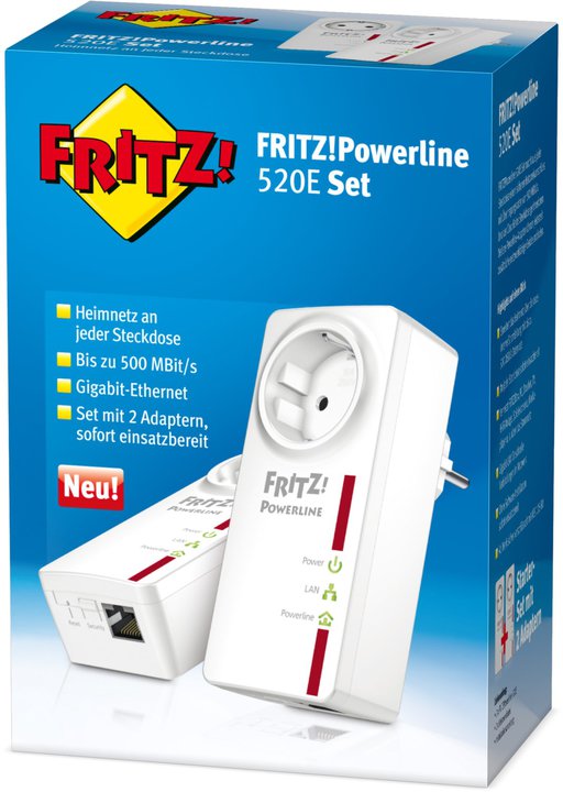 AVM FRITZ!Powerline 520E Set