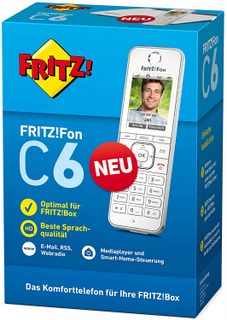 AVM FRITZ!Fon C6 DECT-Komforttelefon - Weiß