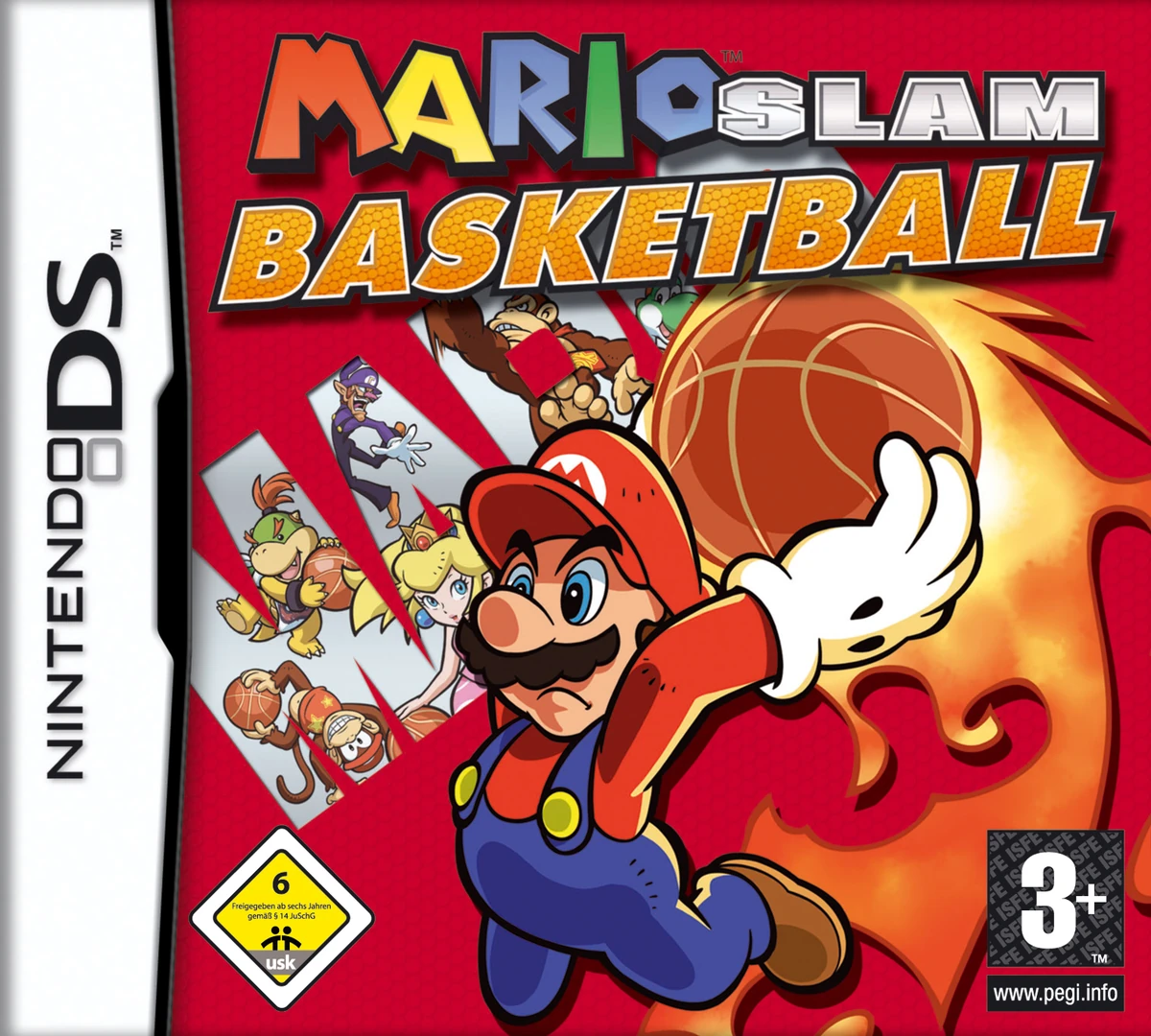 Mario Slam Basketball - [DS]