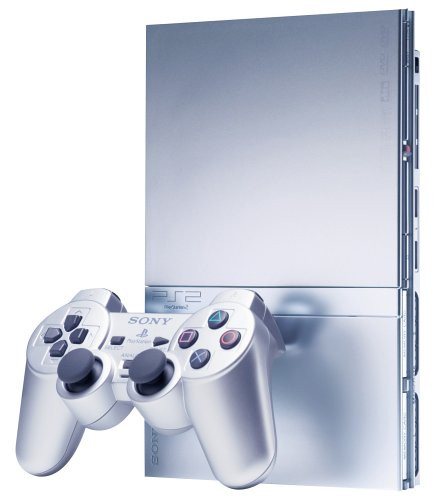 PS2 Konsole Slim - Silber