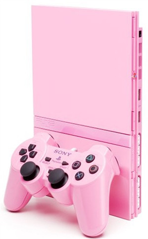 PS2 Konsole Slim - Pink