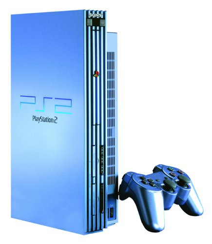 PS2 Konsole - Aqua Blue