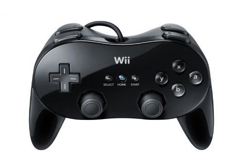 Nintendo Wii Classic Pro Controller - Schwarz
