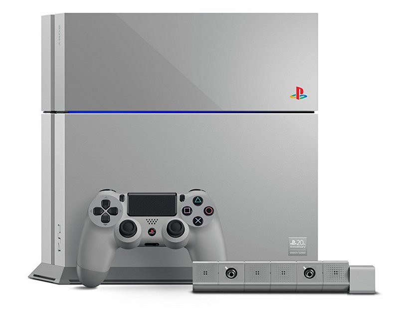 PS4 Konsole 500GB inkl. Wireless Controller + Kamera - [Limited 20th Anniversary Edition]
