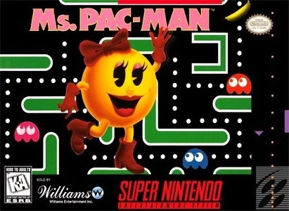 Ms. Pac Man - [SNES]