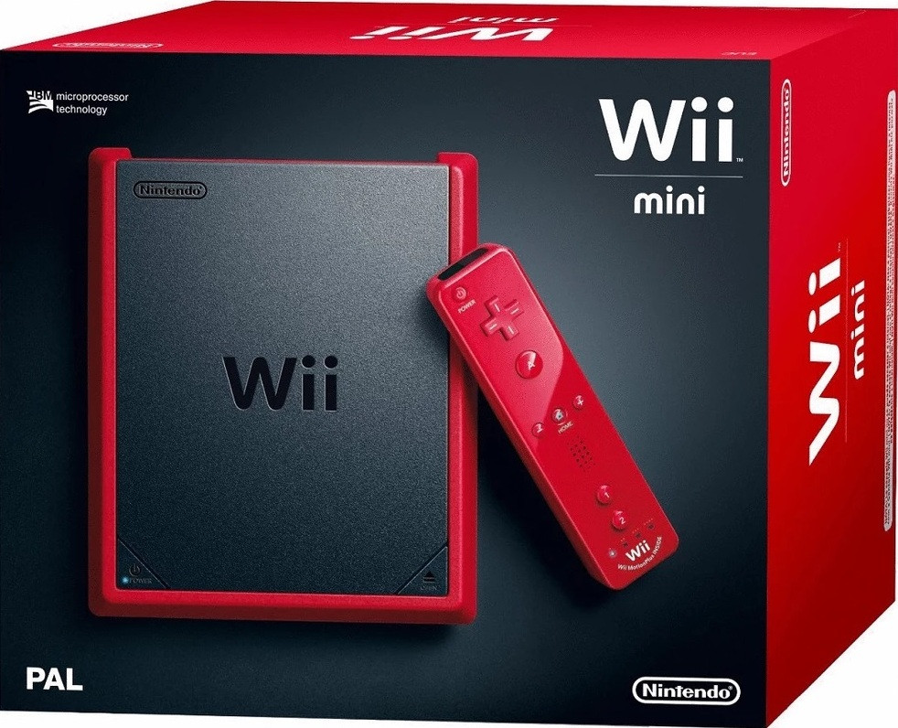 Wii Konsole Mini - Rot