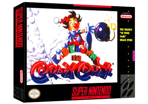 Kid Klown in Crazy Chase - [SNES]