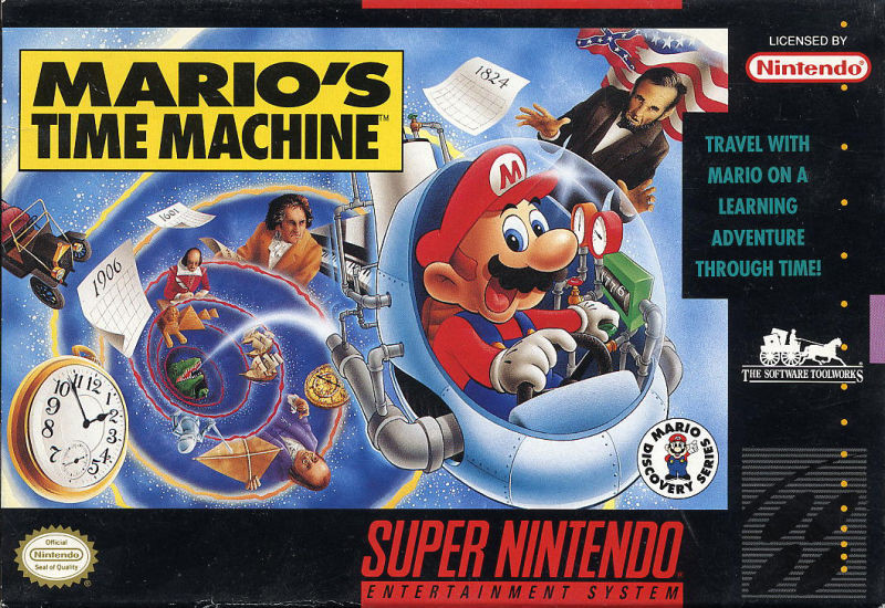 Mario's Time Machine - [SNES]