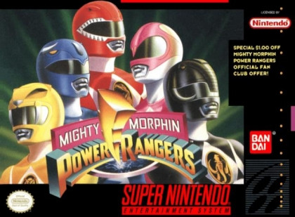 Mighty Morphin Power Rangers - [SNES]