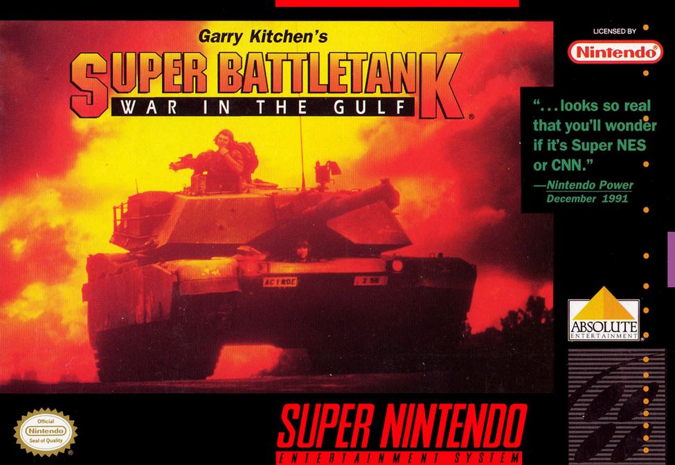Garry Kitchen's Super Battletank - [SNES]