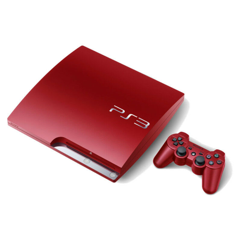 PS3 Konsole Slim 320GB - Rot