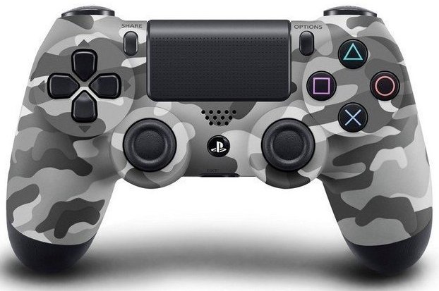PS4 Controller - Camouflage Grau