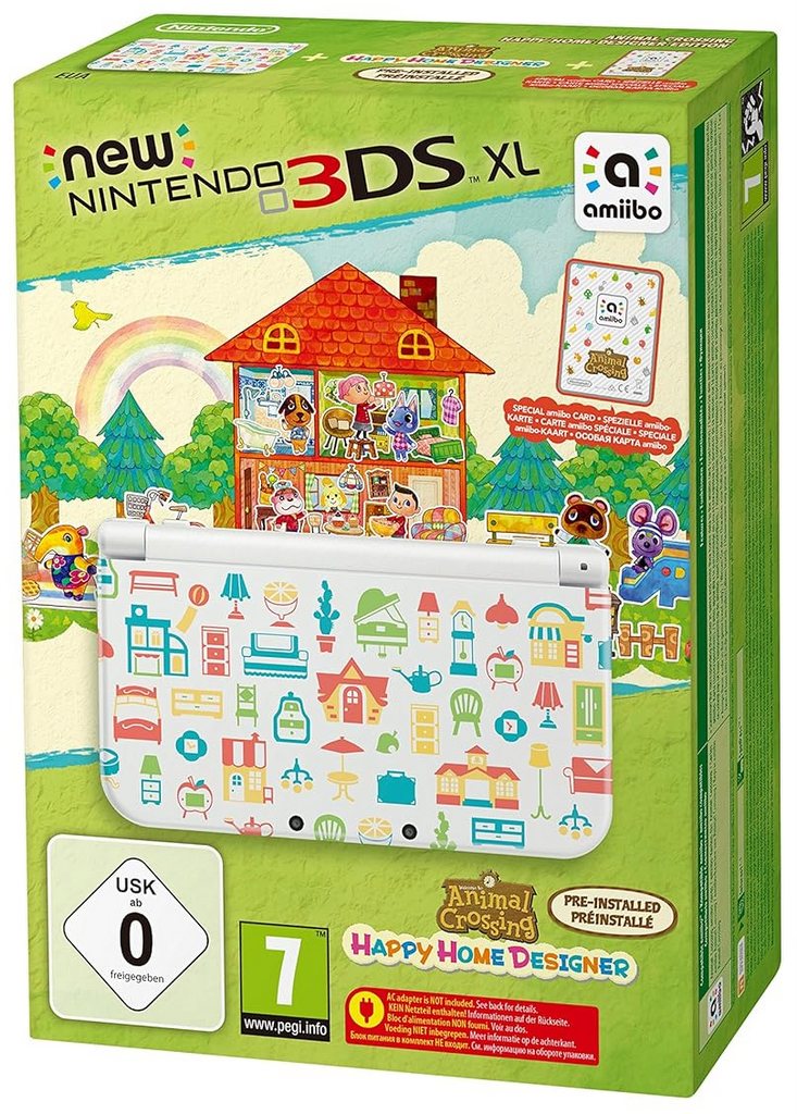 New Nintendo 3DS XL Konsole - Animal Crossing Happy Home Designer