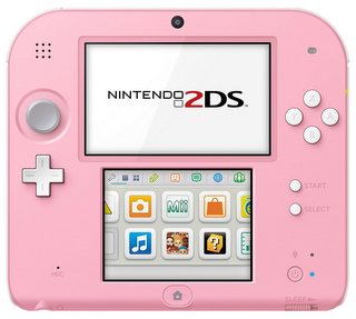 Nintendo 2DS Konsole - Pink/Weiß