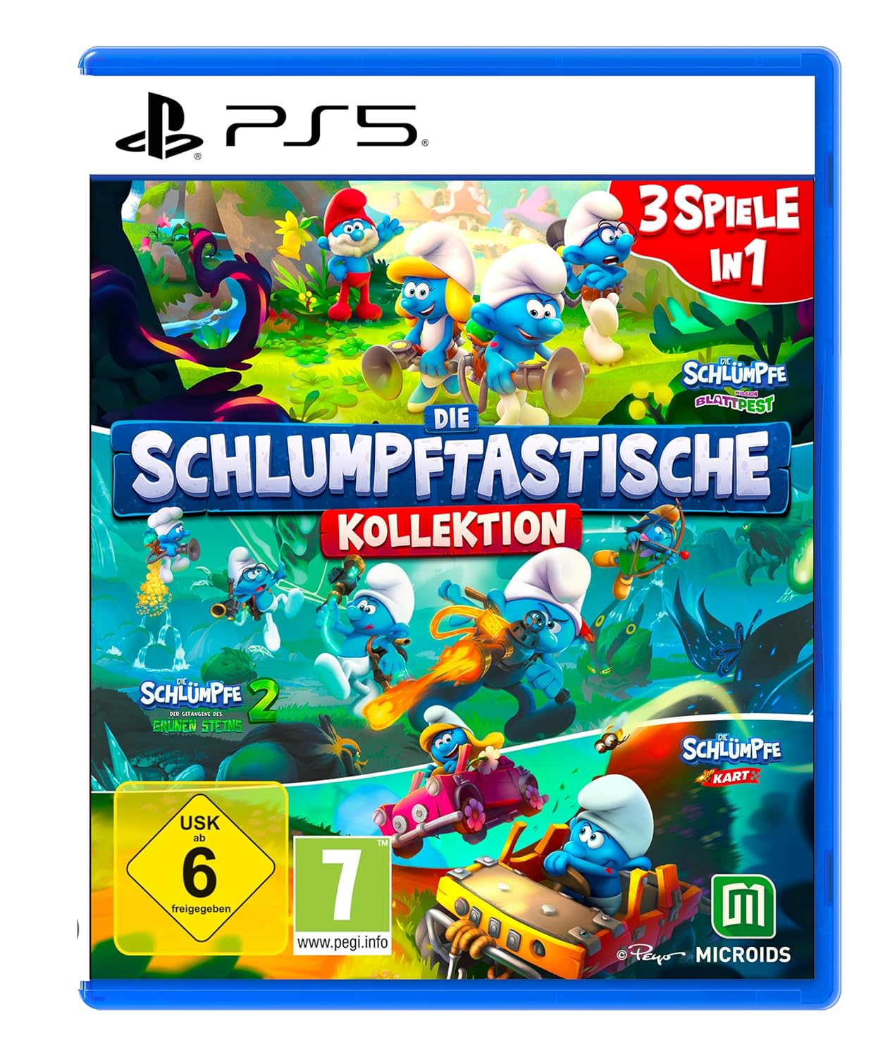 Die Schlumpftastische Kollektion - 3 Spiele in 1 - [PS5]
