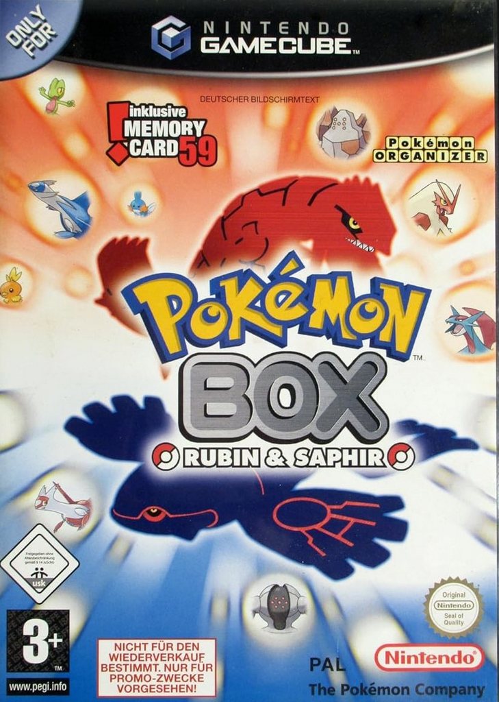 Pokemon BOX RUBIN & SAPHIR - [GameCube]