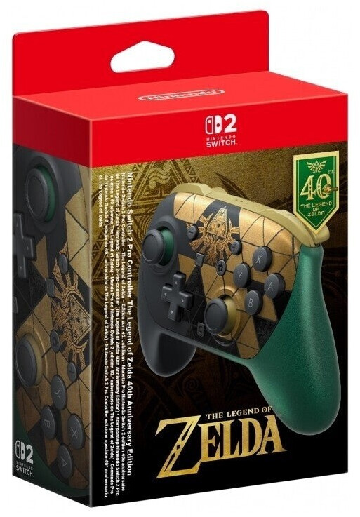 Nintendo Switch 2 Pro Controller - The Legend of Zelda 40th Anniversary Edition