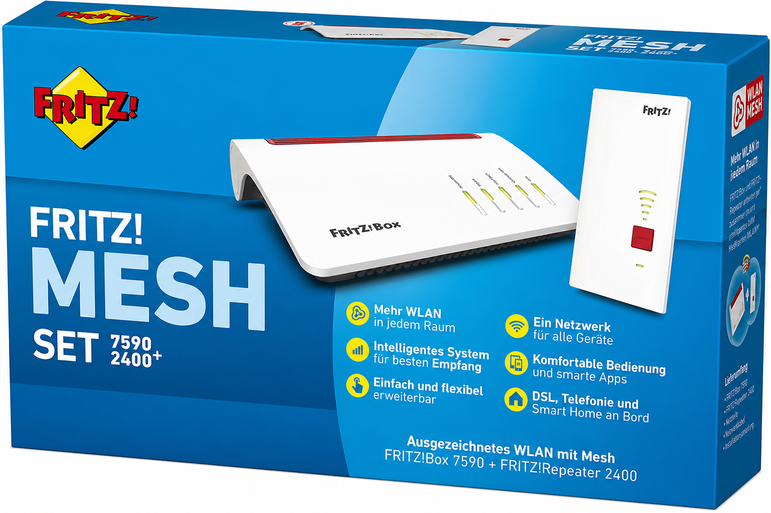 FRITZ! Mesh Set FRITZ!Box 7590 + Repeater 2400