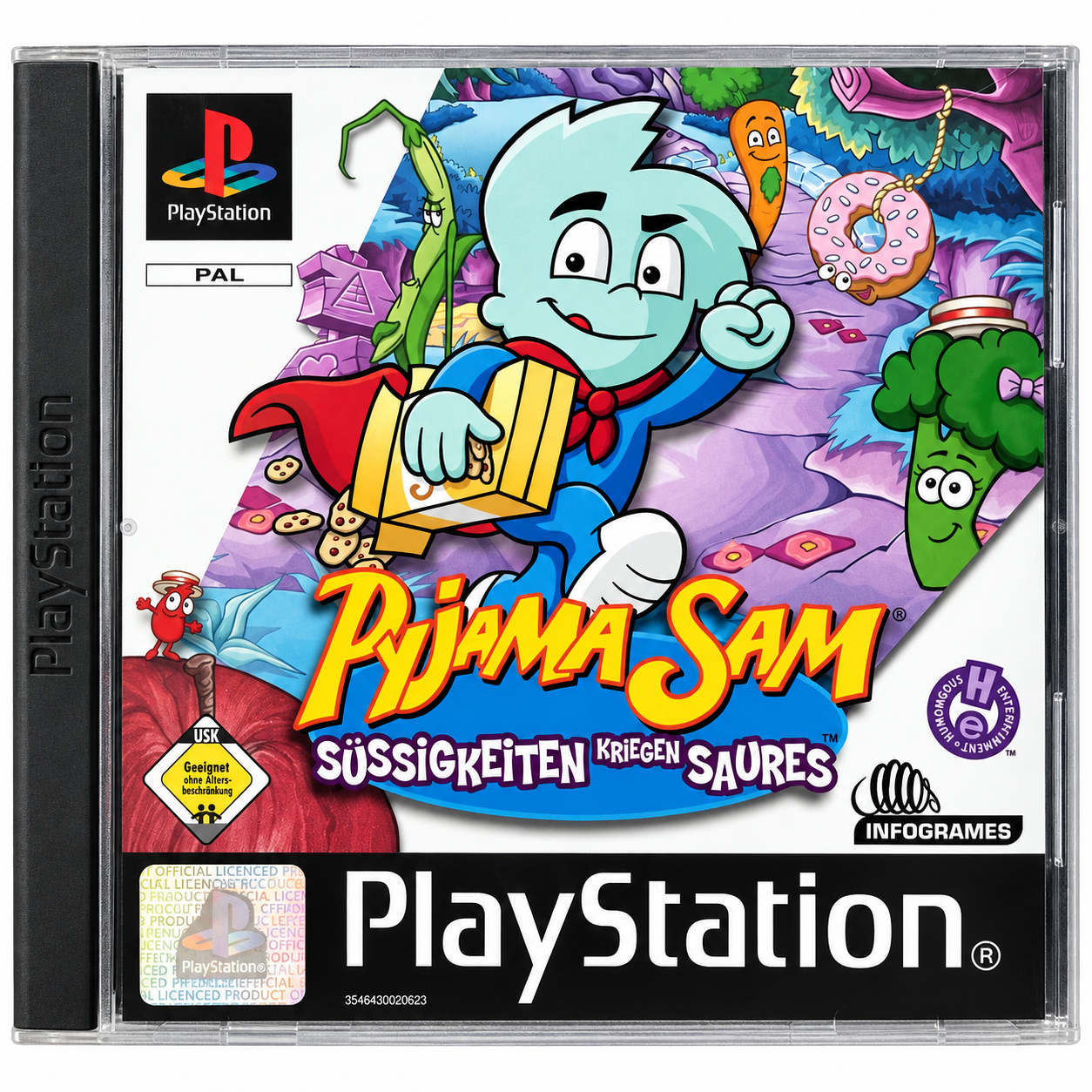 Pyjama Sam - Süßigkeiten kriegen Saures - [PS1]