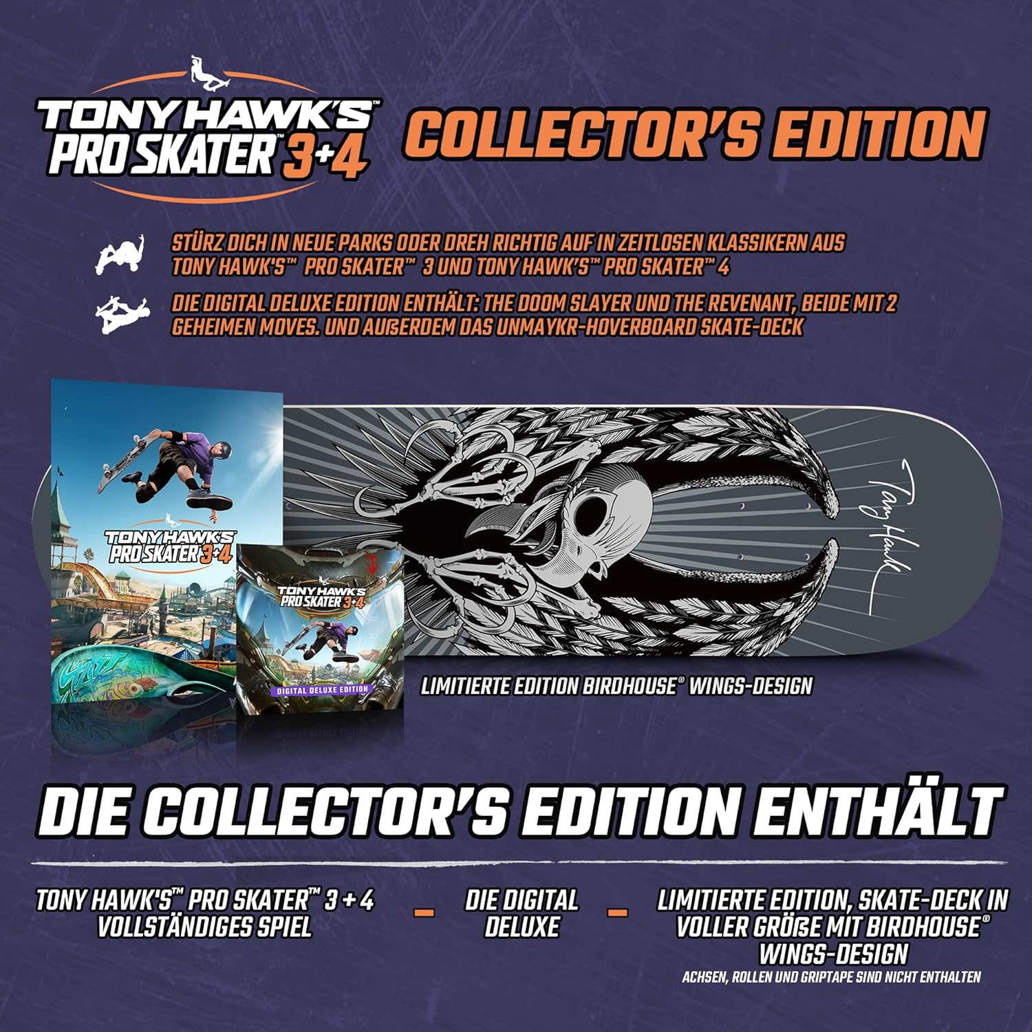 TONY HAWK'S PRO SKATER 3 + 4 – Collectors Edition – [Xbox Series X]