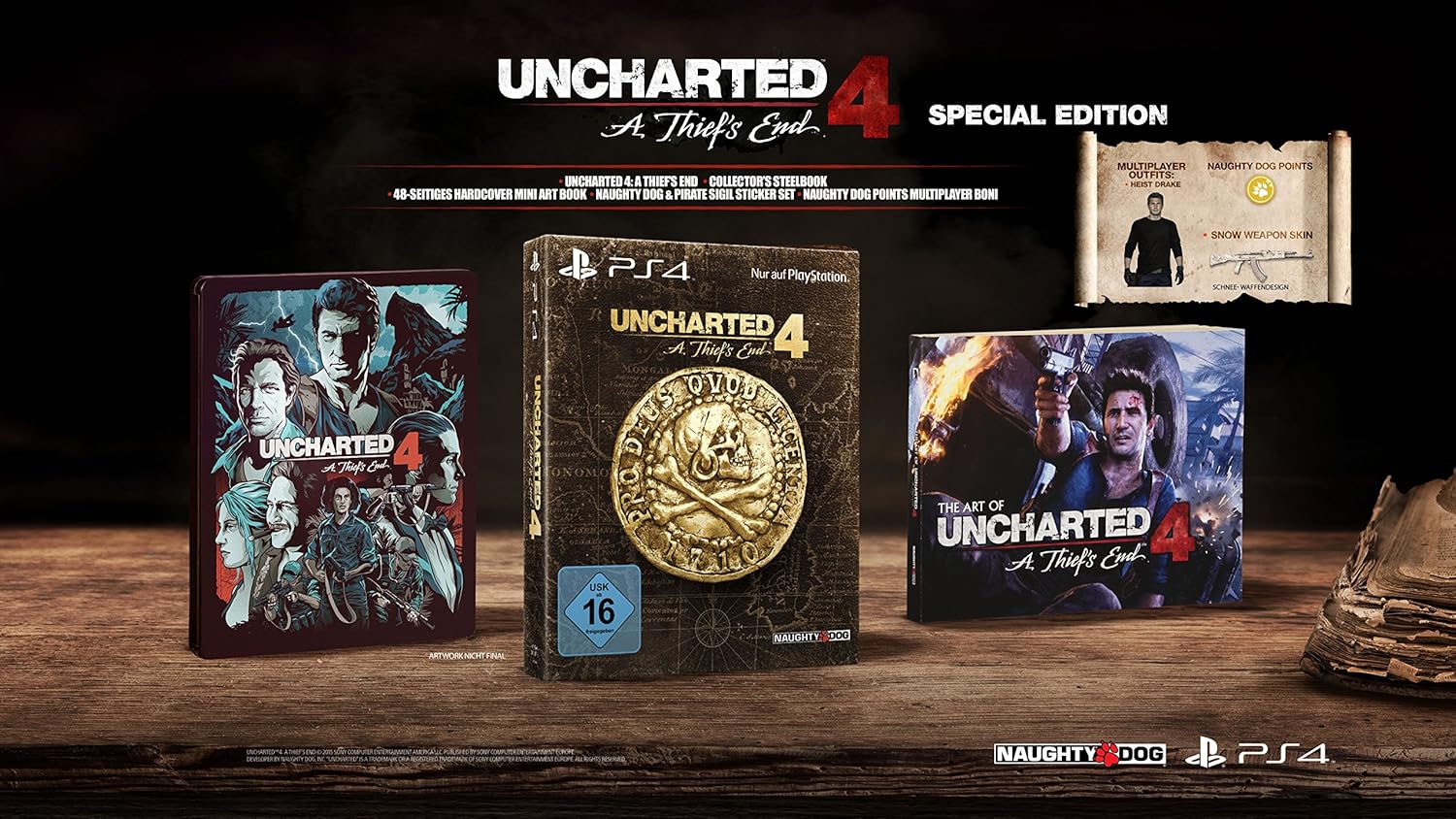 Uncharted 4 - A Thiefs End - Special Edition - [PS4]