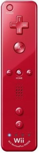 Nintendo Wii Remote Motion Plus - Rot