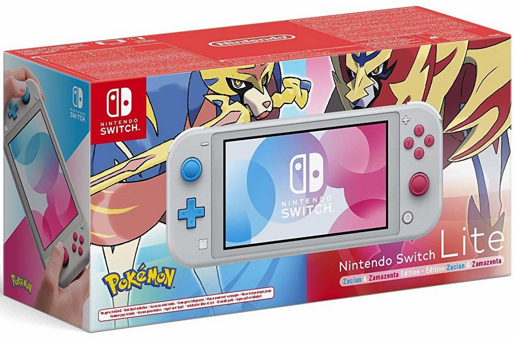 Nintendo Switch Lite Konsole - 32GB - Pokemon Zacian & Zamazenta Edition