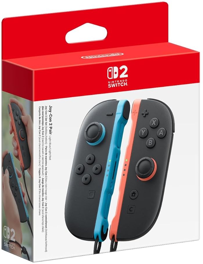 Nintendo Joy-Con 2 (2er-Set) - Hellblau/Hellrot