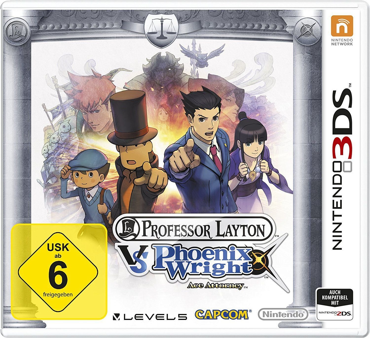 Professor Layton vs. Phoenix Wright: Ace Attorney - [3DS]