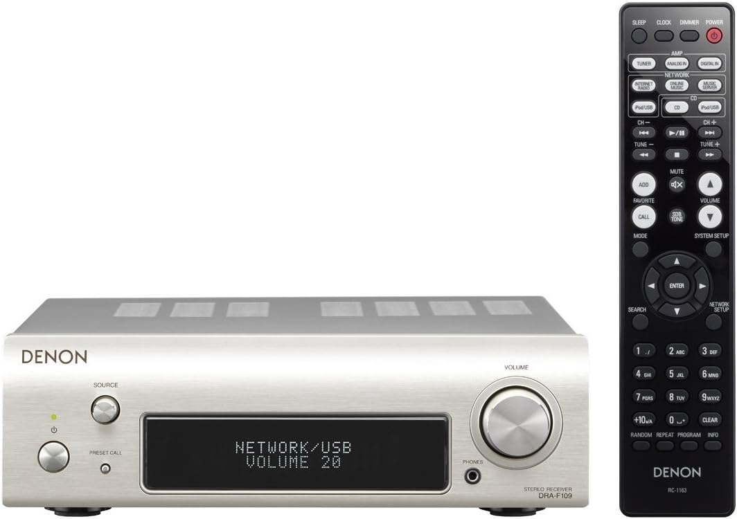 Denon DRA-F109 Digital-Kompakt-Receiver - Schwarz