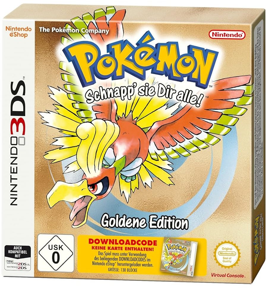 Pokemon Gold - Standard Edition (Code in der Box) - [3DS]
