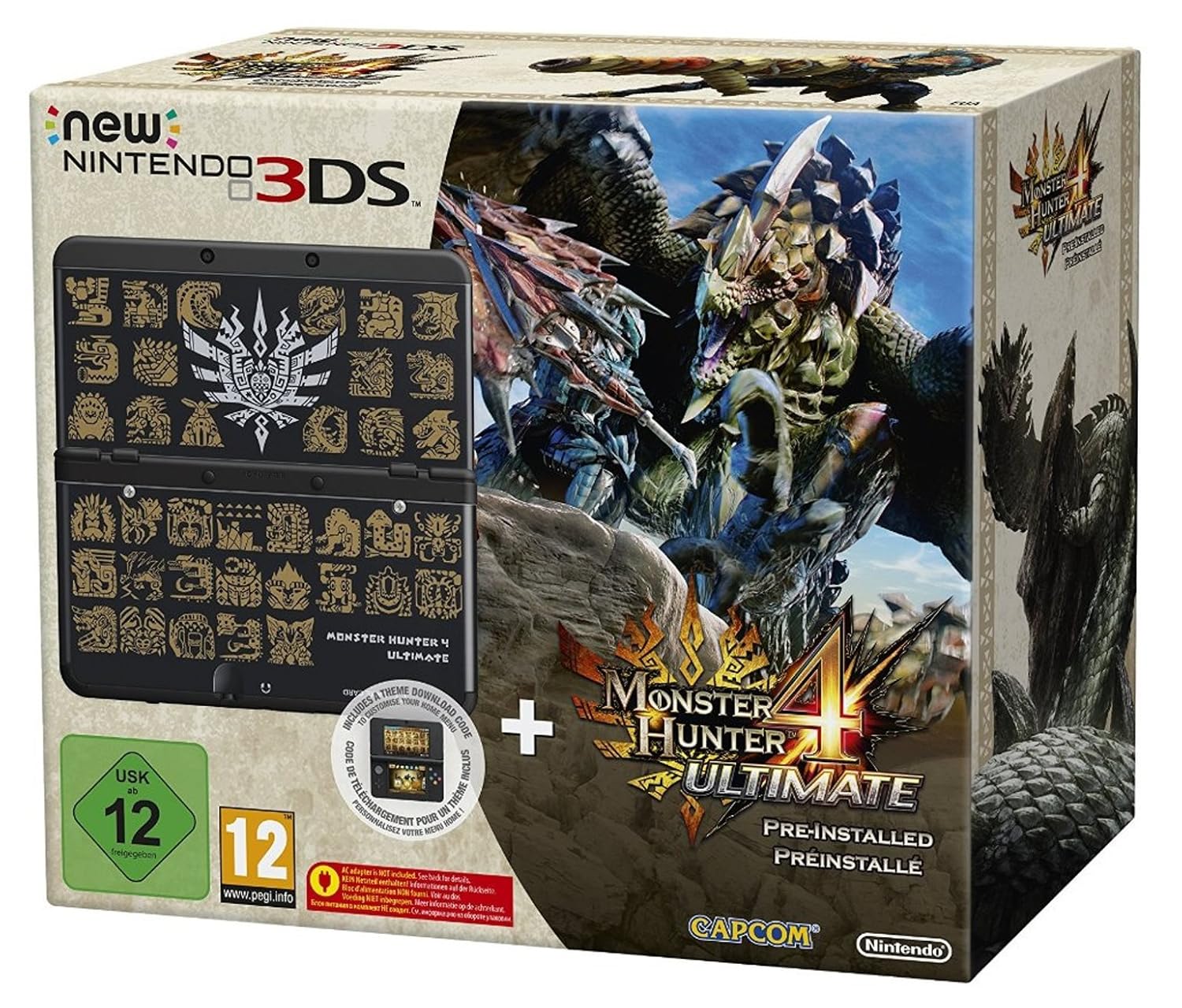 New Nintendo 3DS Konsole - Monster Hunter 4 Ultimate