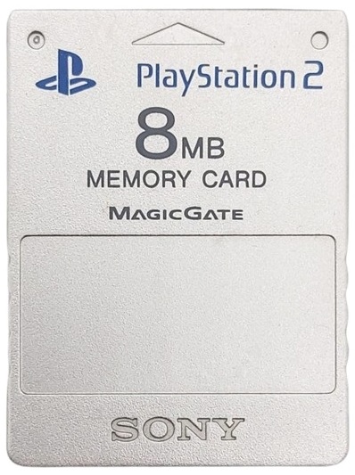 PS2 Memory Card 8MB - Silber