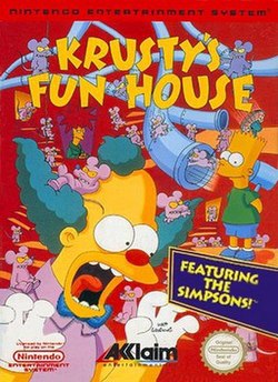 Krustys Fun House - [NES]