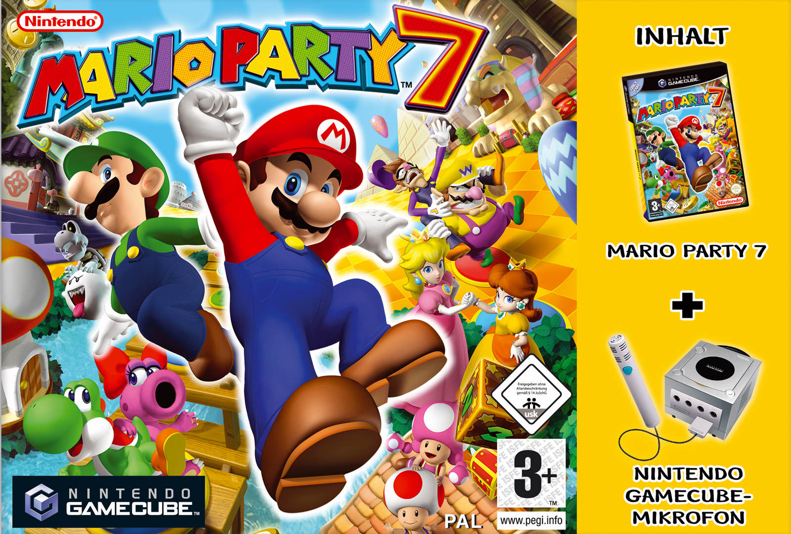 Mario Party 7 (inkl. Mikrofon) - [GameCube]