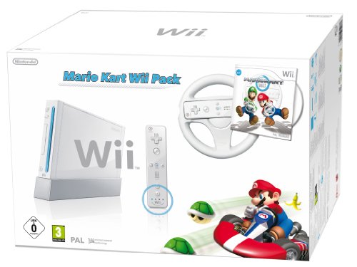 Wii Konsole - Mario Kart Pack - Weiß