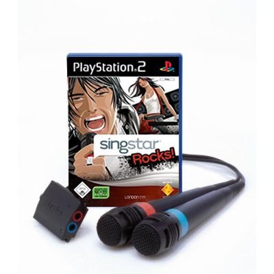 SingStar Rocks! inkl. 2 Mikrofone - [PS2]