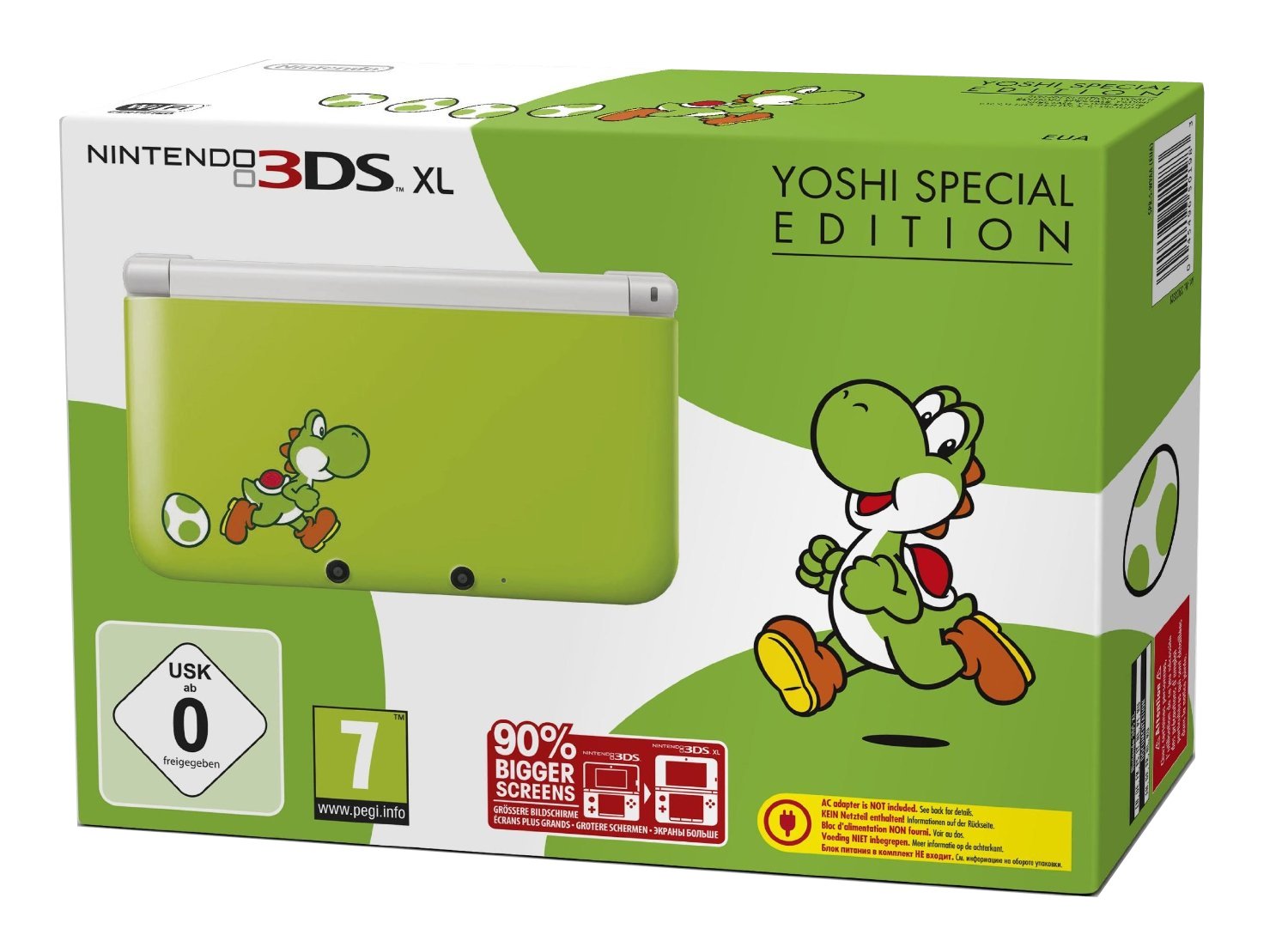 Nintendo 3DS XL Konsole - Yoshi Special Edition - Grün