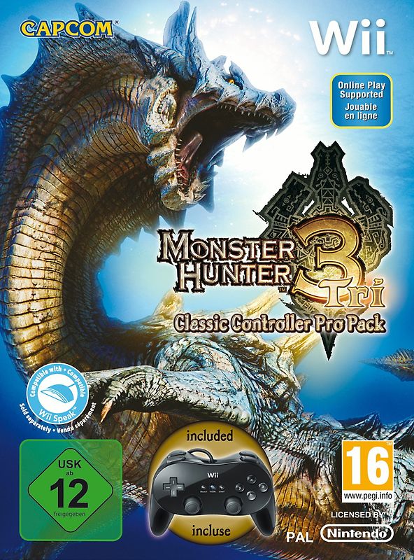Monster Hunter Tri inkl. Classic Controller Pro - [Wii]