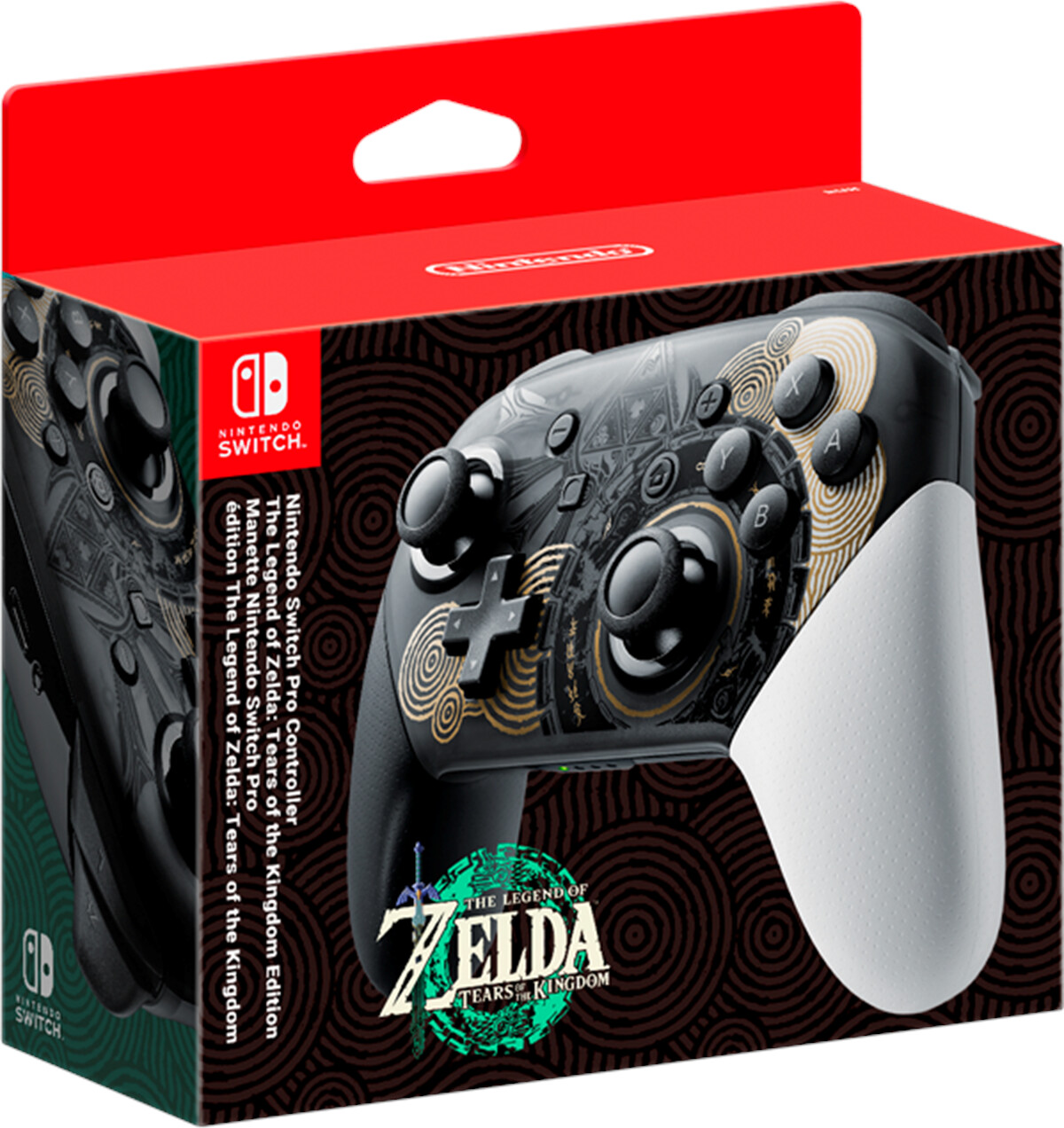 Nintendo Switch Pro Controller - The Legend of Zelda - Tears of the Kingdom Edition