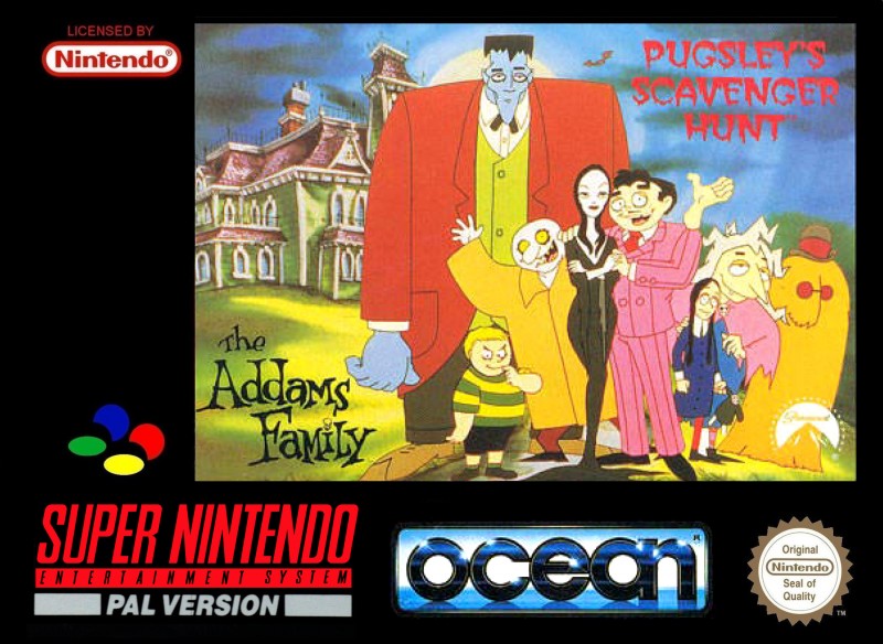 The Addams Family: Pugsley's Scavenger Hunt - [SNES]