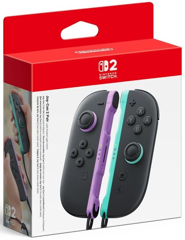 Nintendo Joy-Con 2 2er-Set (hellviolett/hellgrün)