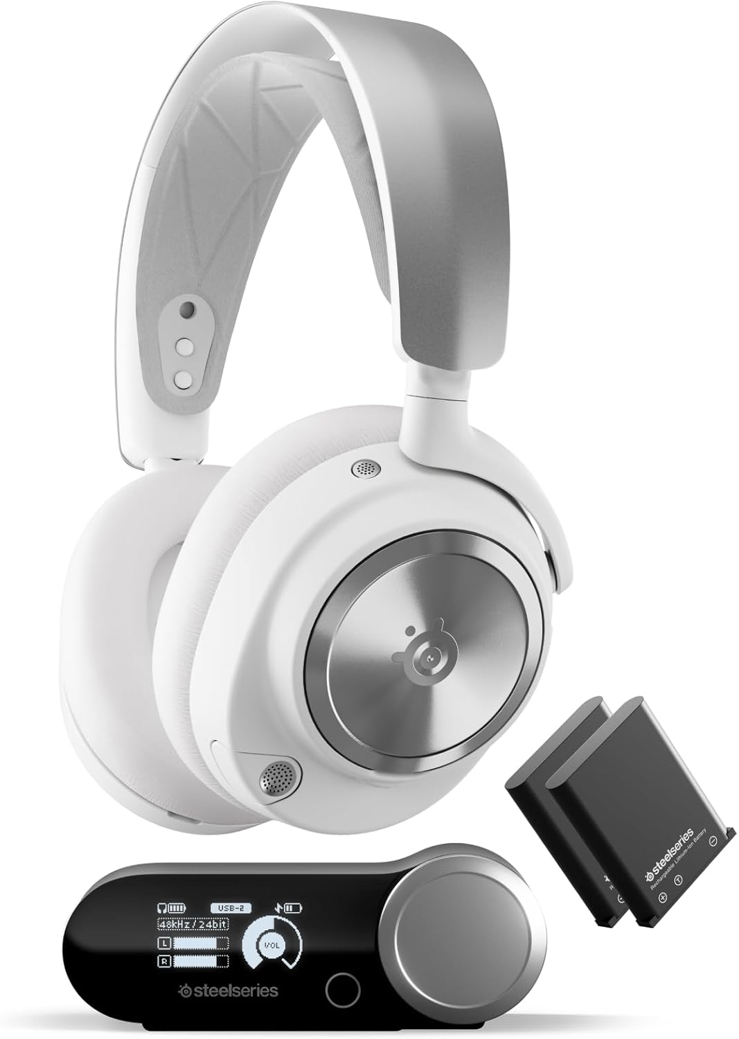 SteelSeries Arctis Nova Pro Wireless - Gaming Headset - Weiß
