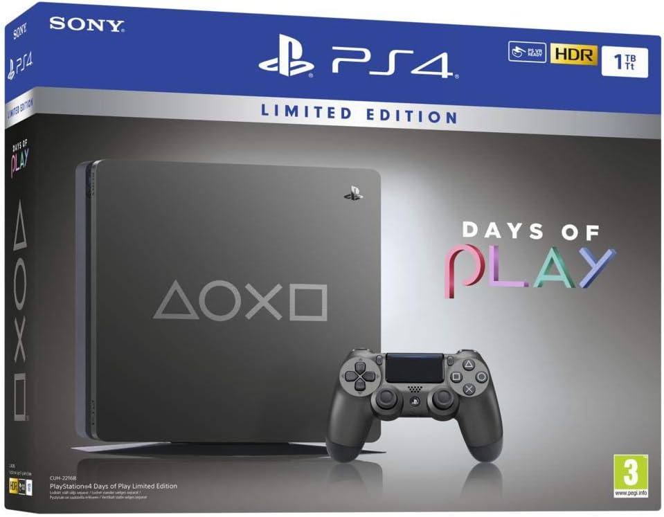PS4 Slim Konsole 1TB - Limited Days of Play Edition 2019