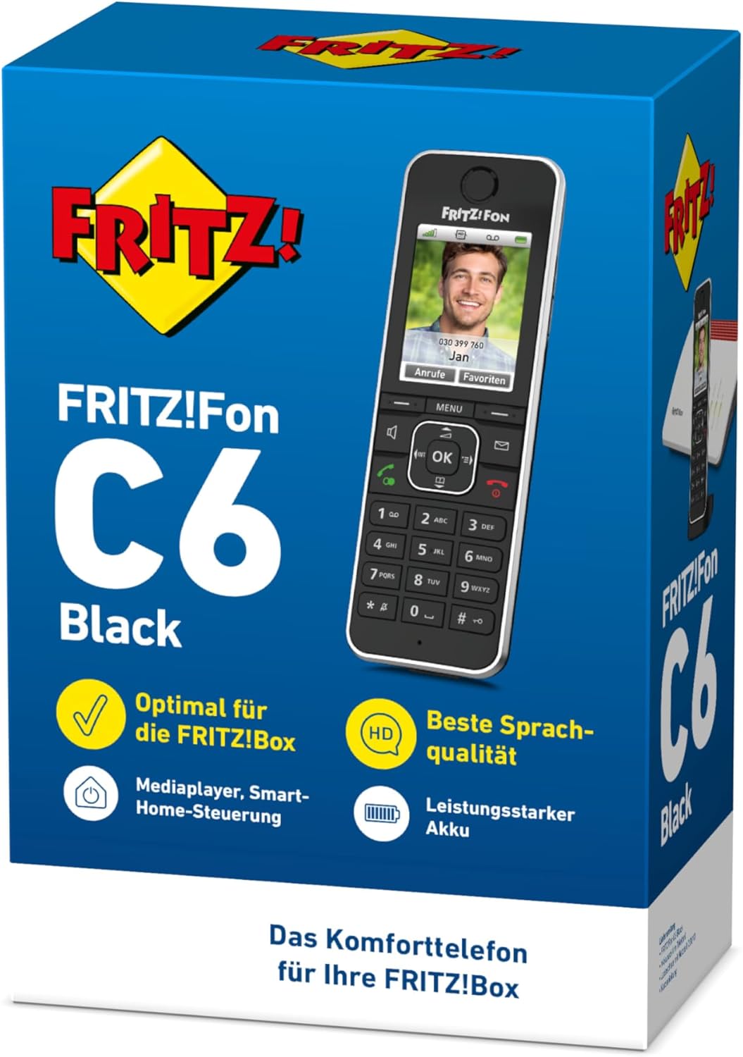 FRITZ!Fon C6 - Schwarz