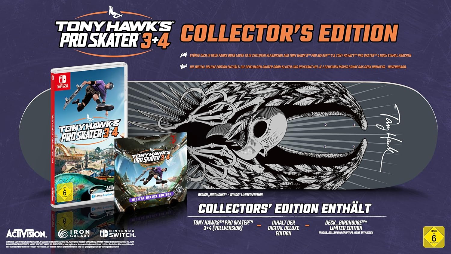 Tony Hawk’s Pro Skater 3 + 4- Collectors Edition - [Nintendo Switch]