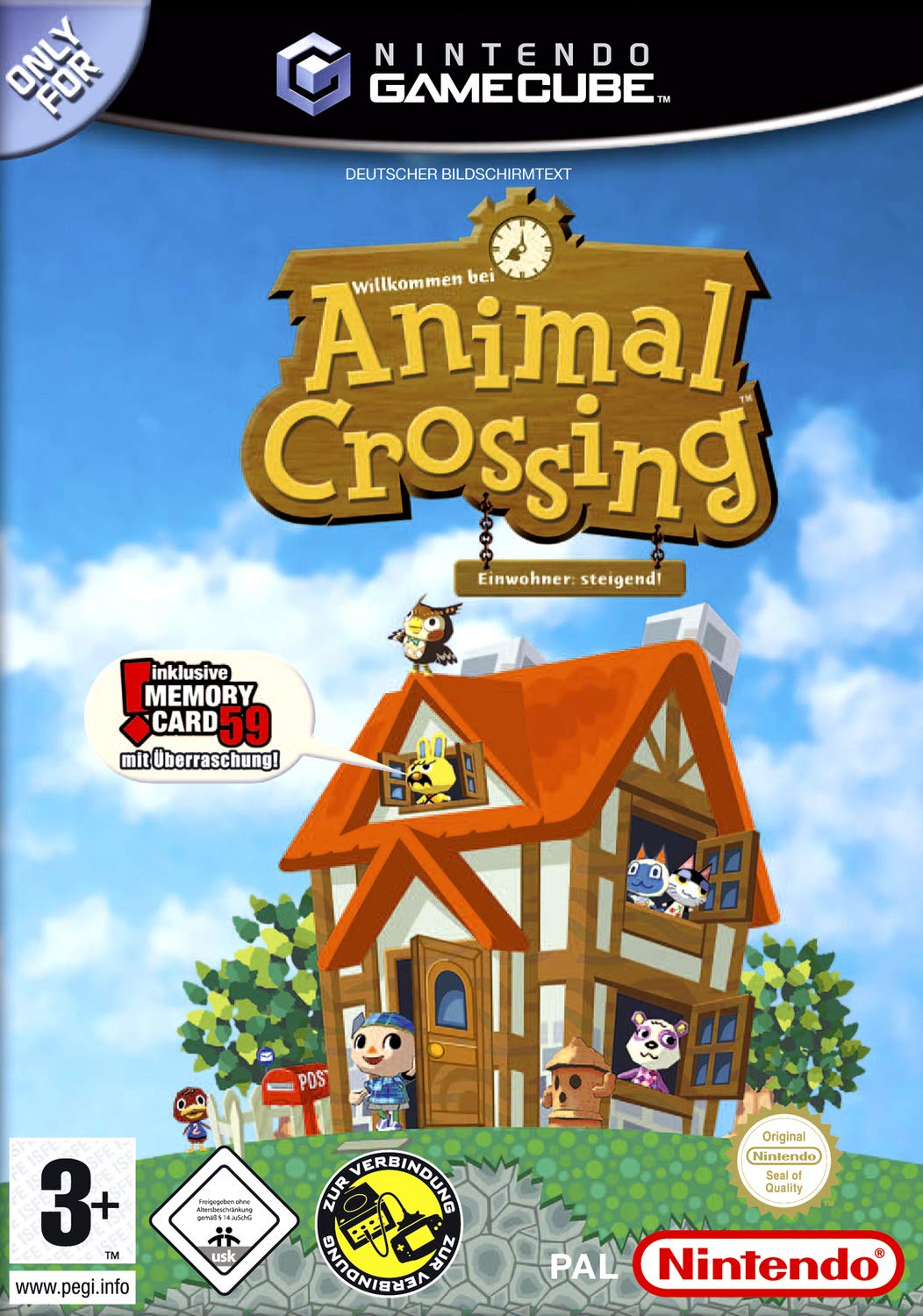 Animal Crossing inkl. Memory Card 59 - [GameCube]