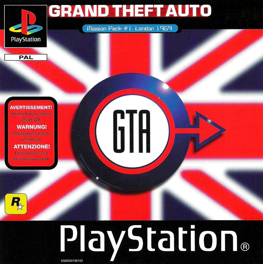 Grand Theft Auto London - Mission Pack #1 (London 1969) - [PS1]