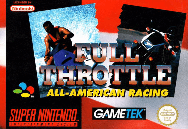 FULL THROTTLE All-American Racing - [SNES]